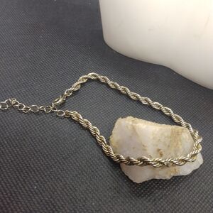 Silver braided‎ classy bracelet